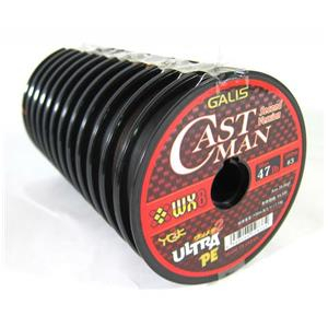 Шнур плетеный YGK Ultra Castman Full Drag WX8 GP-D #6 (100мх12)